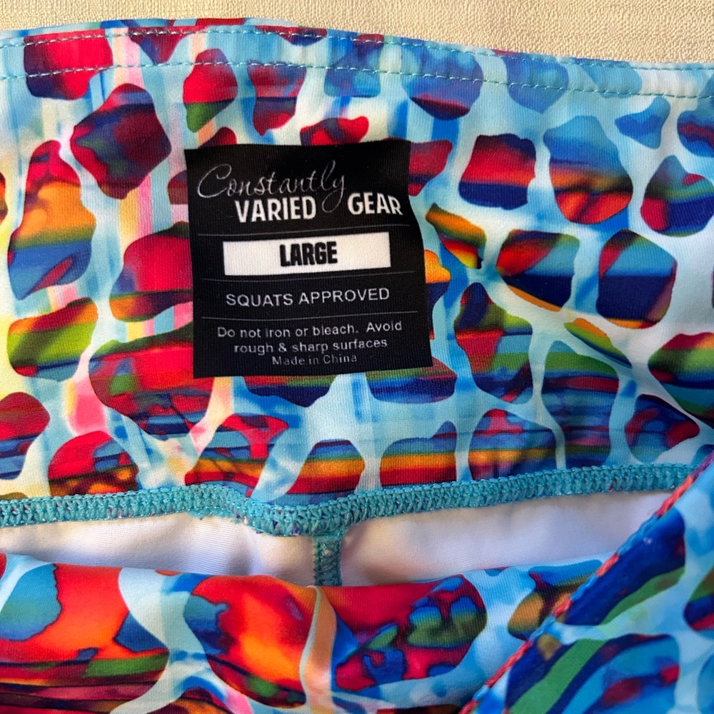 Constantly Varied Gear - Blue and Red Mosaic leggings - Picture 2 of 4